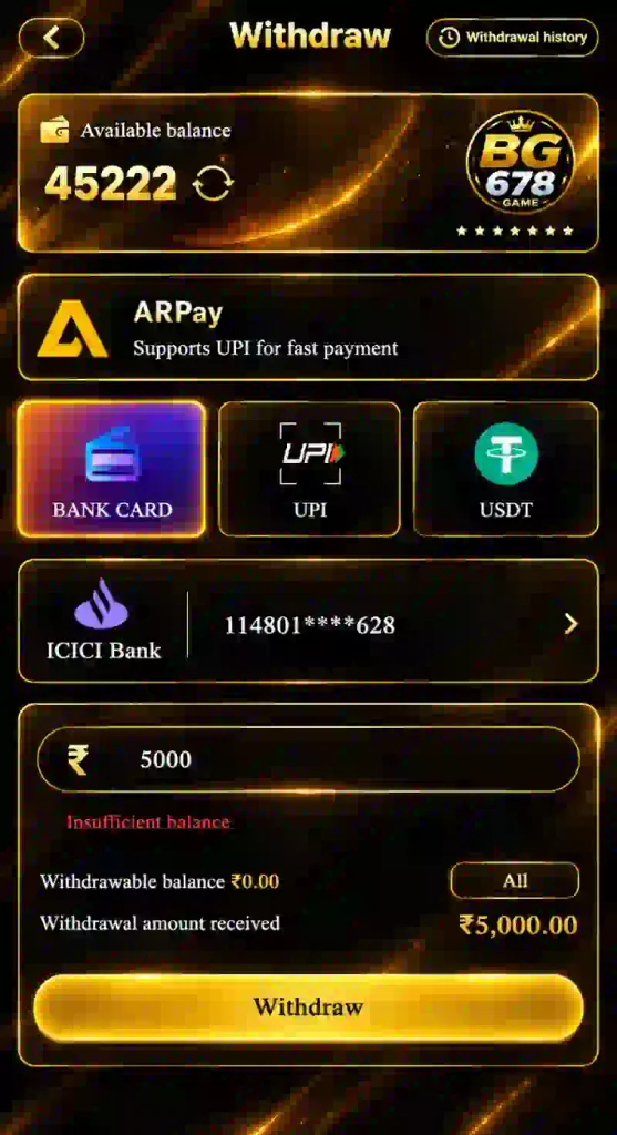 BG678 Account