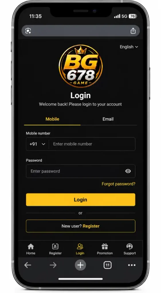 Bg678 Login